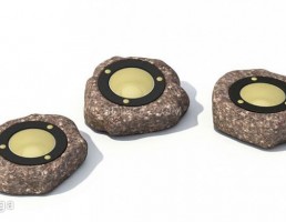 چراغ استخری حیاط