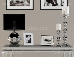 میز کنسول + ست تزیینی