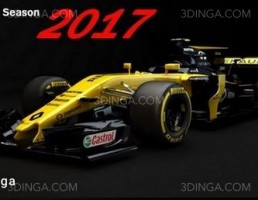 ماشین مسابقه ایی F1 Renault RS17 2017