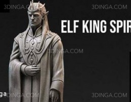 مجسمه پادشاه روح برای چاپ سه بعدی