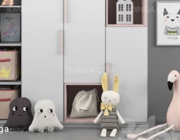 قفسه وسایل اتاق کودک