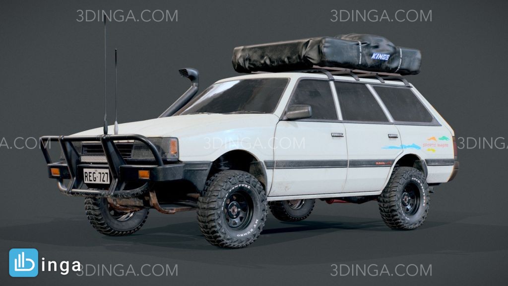 ماشین سوبارو L سری 4WD سال 1990