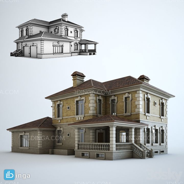 نمای بیرونی خانه کلاسیک