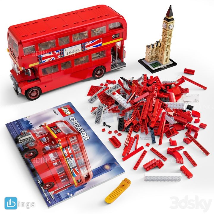 اتوبوس LEGO لندن