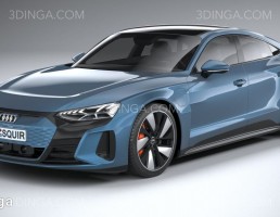 ماشین آئودی e-tron GT کواترو سال 2022