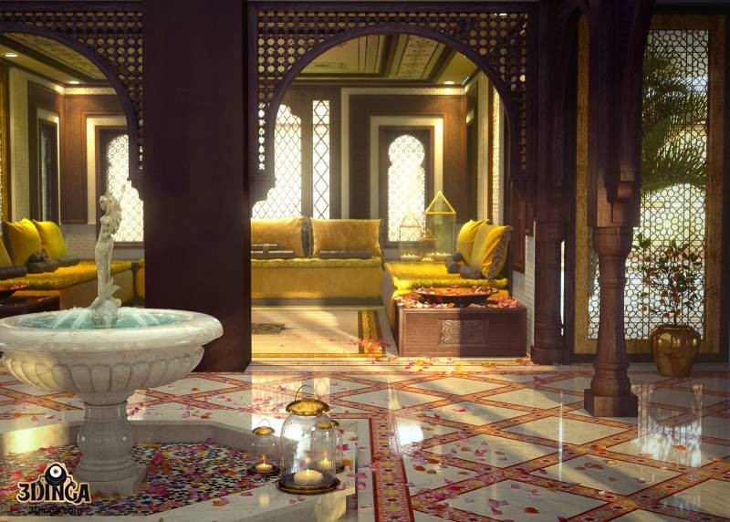 صحنه داخلی عمارت