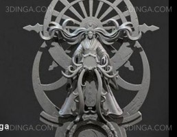مجسمه مرد (Amaterasu) برای چاپ سه بعدی