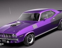 پلیموت مدل Hemi Cuda Barracuda سال 1971