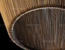 چراغ آویز حصیری
