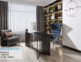 اتاق مطالعه سبک مدرن