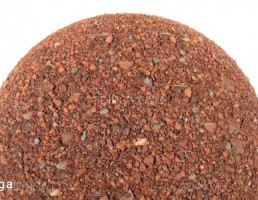 تکسچر خاک قرمز با سنگ
