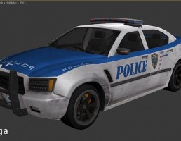 ماشین پلیس مدل Dodge Charger سال 2008