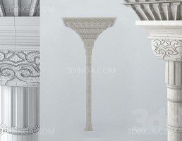 گچبری ستون کلاسیک