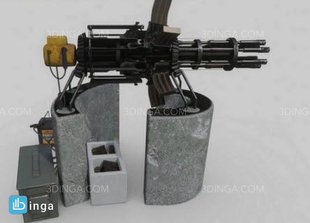اسلحه قراضه گاتلینگ PBR