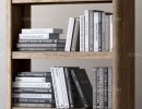 قفسه کتاب چوبی + کتاب