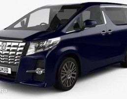 ماشین تویوتا مدل Alphard سال 2015