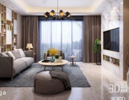 صحنه داخلی اتاق نشیمن