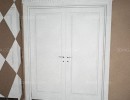 مدل سه بعدی درب چوبی