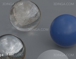 تکسچر HDRI آسمان صاف در شب