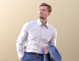 کاراکتر مرد ایستاده