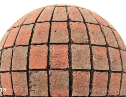 تکسچر سنگفرش آجری قرمز