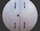 تکسچر خیابان شهری Diamond Plate Doors