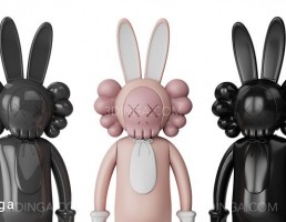 مجسمه خرگوش KAWS
