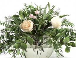 قفسه کتاب + وسایل تزیینی