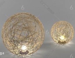 مدل سه بعدی لامپ تزیینی