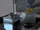 میز + ست دکوراسیون تزئینی