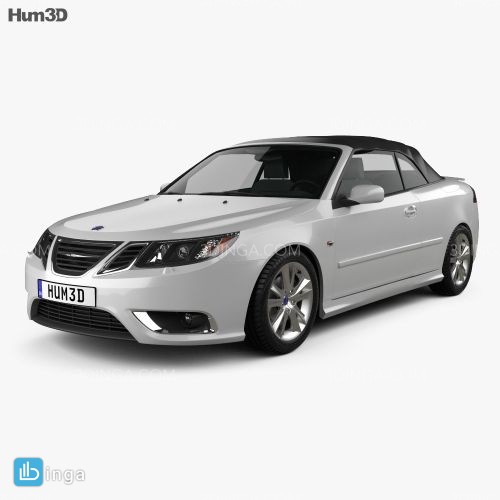 ماشین Saab 9-3 convertible سال 2008