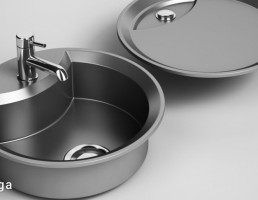 سینک ظرفشویی + میکسر