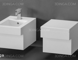 توالت فرنگی + بیده