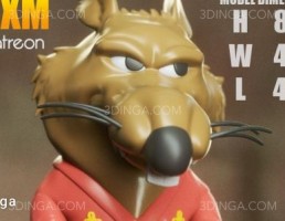 کاراکتر کارتونی Splinter (Chibi) برای چاپ سه بعدی