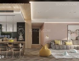 اتاق نشیمن سبک نودریک