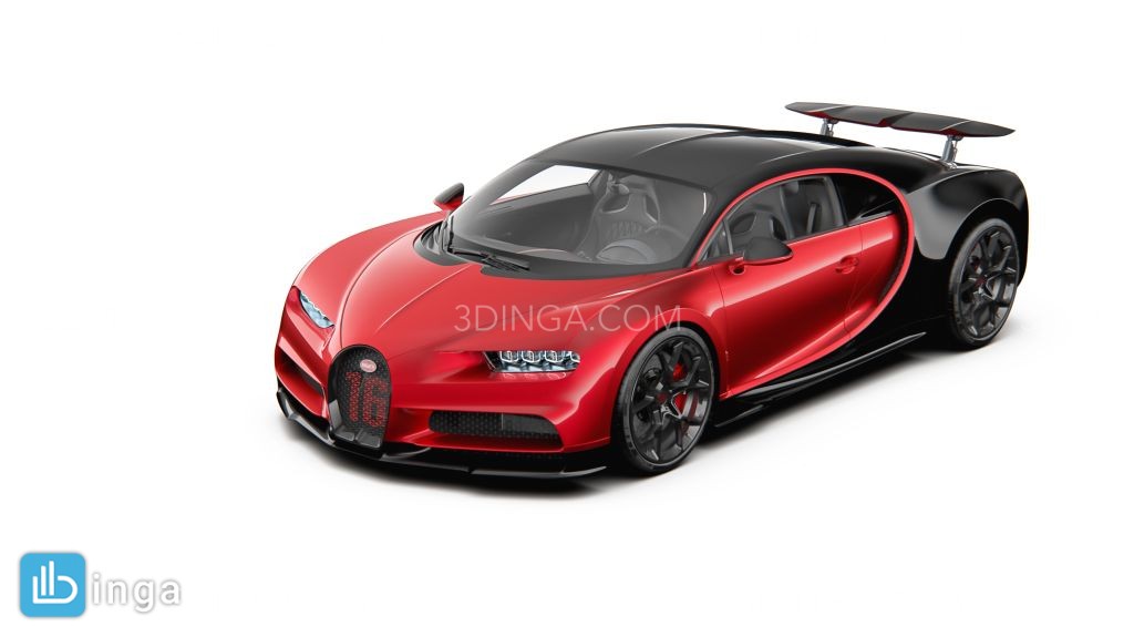 ماشین بوگاتی Chiron Sport سال 2019