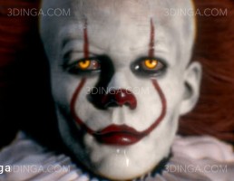 نیم تنه کاراکتر پنی وایز دلقک رقصنده