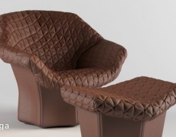 صندلی راحتی + جلوپایی