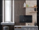 دکور چوبی تلویزیون مدرن
