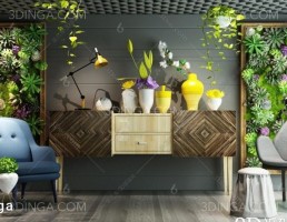گروهی از وسایل اتاق نشیمن