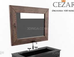 ست آینه + روشویی سرویس بهداشتی