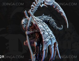 مجسمه کاراکتر تخیلی (Bane Demon) برای چاپ سه بعدی