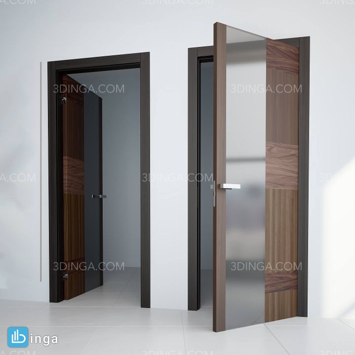 درب چوبی مدرن