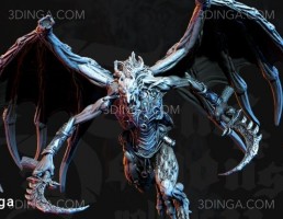 مجسمه کاراکتر تخیلی (Bane Demon) برای چاپ سه بعدی