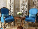 مبل چرمی کلاسیک + میز عسلی