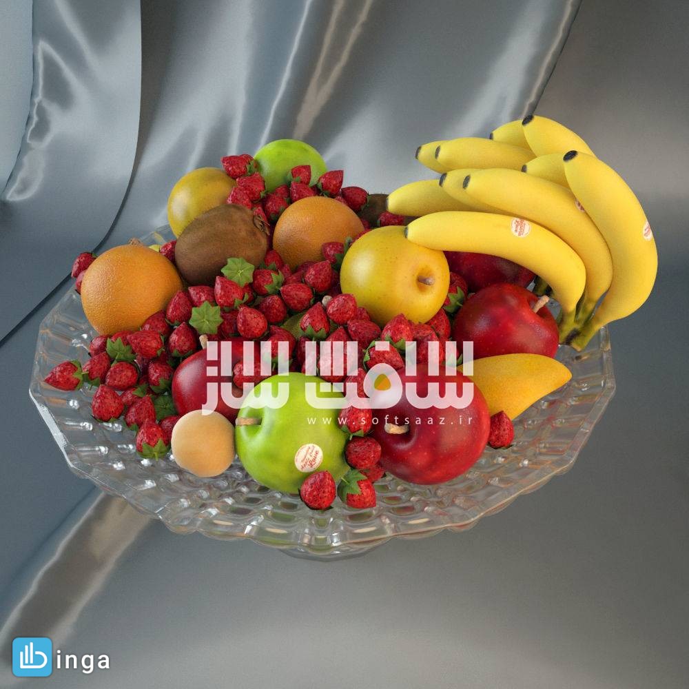 ظرف میوه + میوه