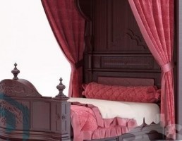 تخت خواب سایبان دار