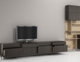 ست میز تلویزیون چوبی