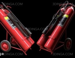 کپسول آتش نشانی چرخدار