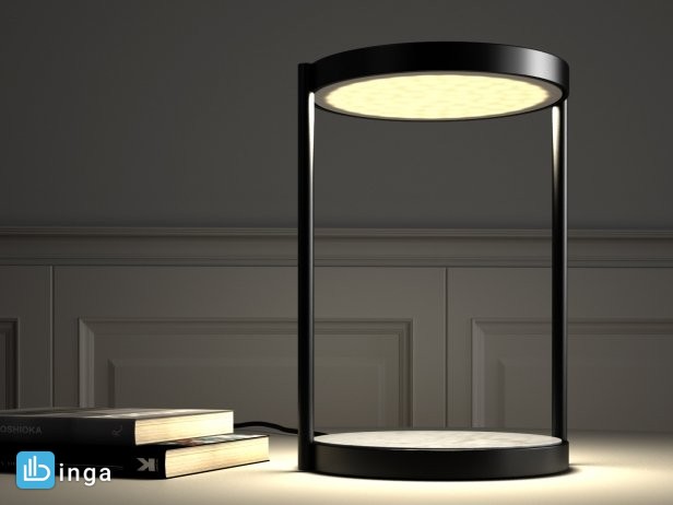 مدل سه بعدی چراغ رومیزی
